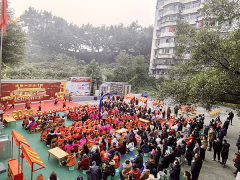 涪陵兴华幼儿园举办“秀才艺 逛庙会 迎新年”活动