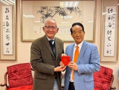 共工新闻社顾问钮则坚拜会亲民党主席宋